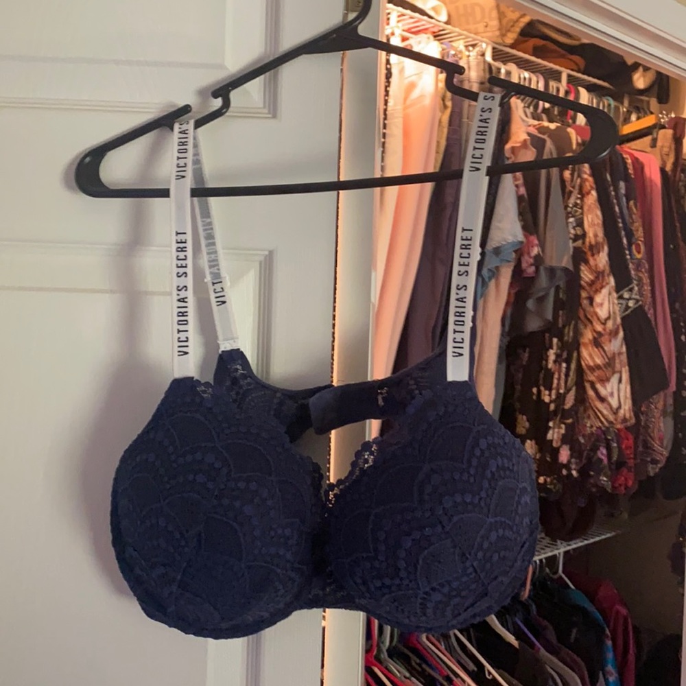 Victoria's Secret soft cotton with lace bra